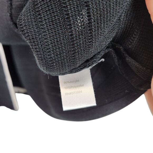 MING WANG Blazer‎ Womens Small Black White Stripe Textured Jacket Faux Pocket - Picture 8 of 10